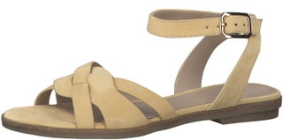 s.Oliver Leather Sandal 5-28100-28-512 with Soft Foam beige Women